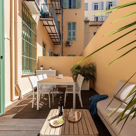 ニースGubernatis - Beautiful Duplex With Terraceアパートメント エクステリア 写真