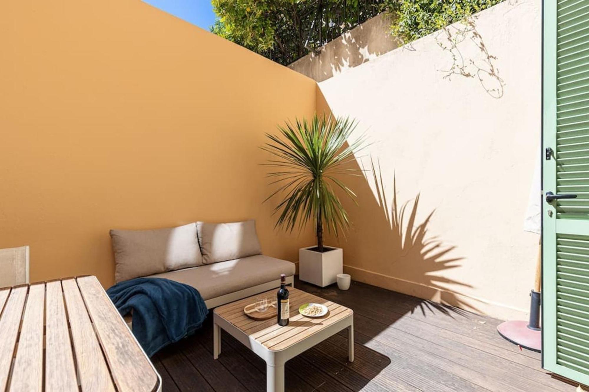 ニースGubernatis - Beautiful Duplex With Terraceアパートメント エクステリア 写真